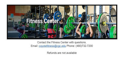 Picture of CGCC Fitness Center Non-Credit