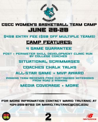 Picture of CGCC Women's Basketball Summer Team Camp
